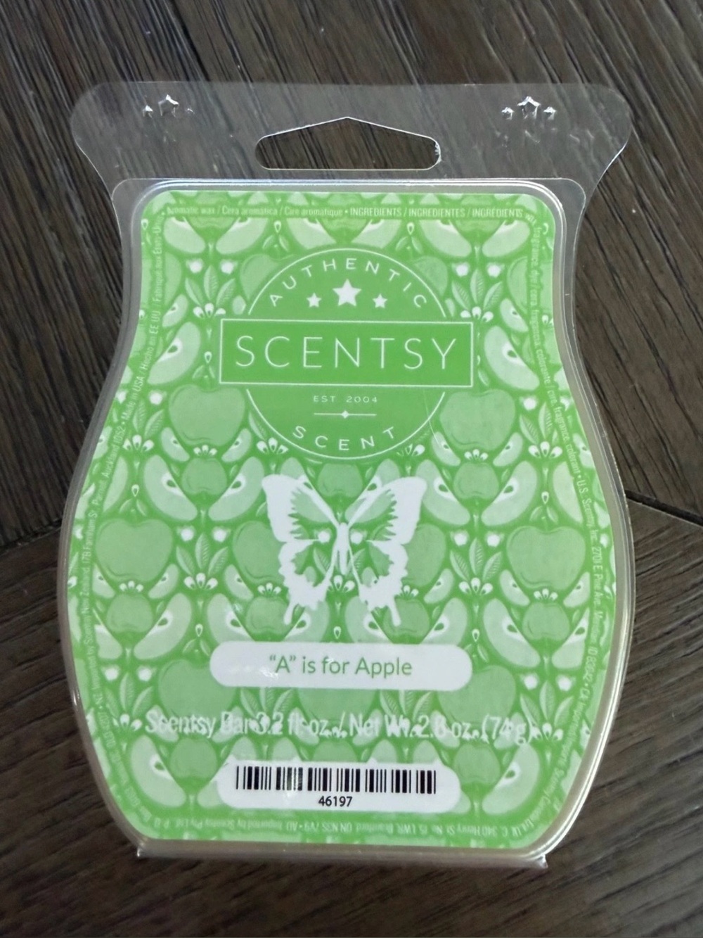 Scentsy A Is for Apple Wax Bar